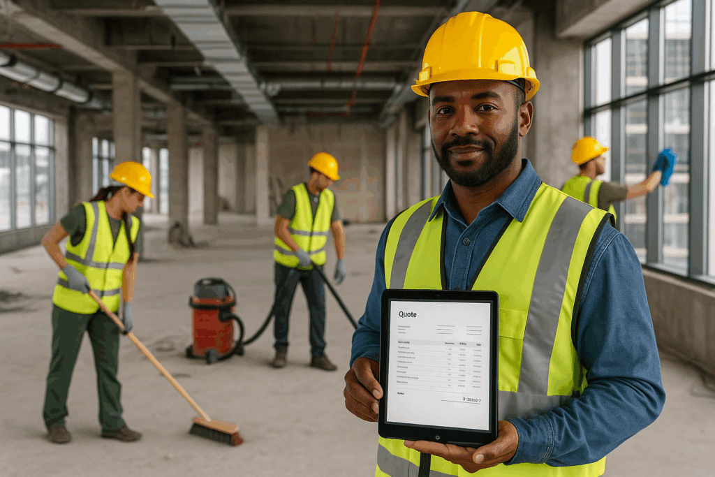 construction site cleaning
